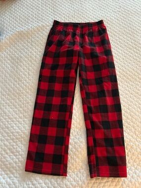 Kids Red and Black Buffalo Plaid Pajama Pants